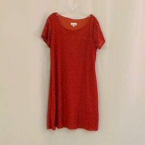 Olivia Matthews Short Sleeve Lace Dress
